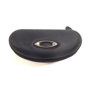 Oakley Sunglasses Case Soft Vault Zipper Nylon Empty Clamshell Black